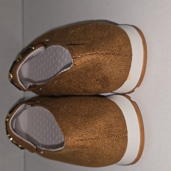 SHEIN Brown and Gold Flats Moccasin-Style Loafers - Picture 5 of 11